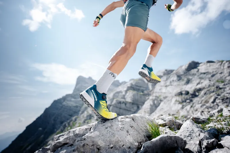 Scarpa Womens Ribelle Run Kalibra HT Shoes - Misty Jade-Deep Lagoon-6